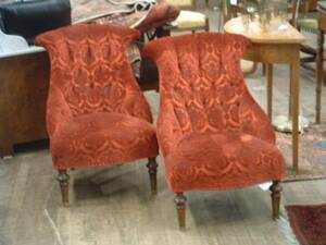 Emmafåtöljer, 1 par