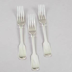 Matgafflar silver England