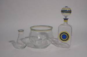 Glasföremål, 3 delar