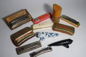 Munspel, 9 st samt okarinor, 2 st