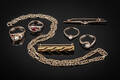 Diverse smykker af guld 14 kt. 7
