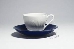 Kaffekoppar med fat, 6 stycken