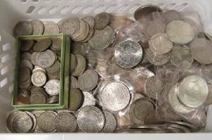 Parti silvermynt 1.7 kg