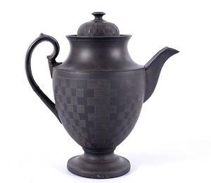 KAFFEKANNA, porslin, Wedgwood, ca 1800.