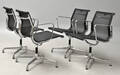 Charles Eames. Sæt på fire stole, model EA-108 - sort net 4 