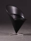 Verner Panton 1926 - 1998. Kræmmerhusstol  Cone chair