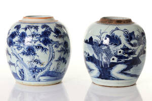 TVÅ BOJANER, KINA, 1700-TAL