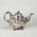 Tekanna silver London ciselerad dekor