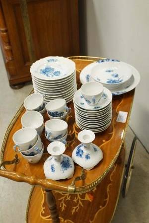 Kaffeservis, Blå Blomst Royal Copenhagen, 28 delar