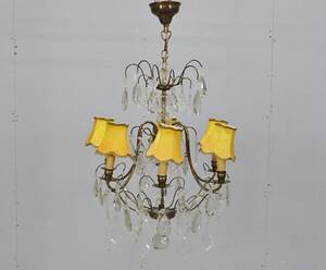 Kristallkrona, barockstil, 9 ljuspunkter