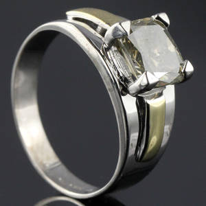 Solitaire ring ca. 2.35 ct.