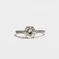 Ring platina diamant