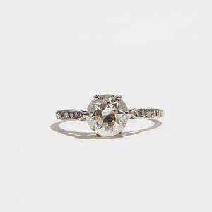 Ring platina diamant
