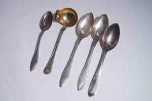 Parti silver, 5 delar