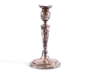 LJUSSTAKE, sterlingsilver, 1900-tal.