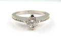 Diamantring, totalt ca 0.68 ct