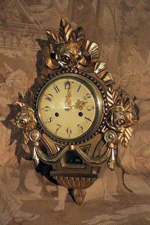 Väggpendyl, Förgylld