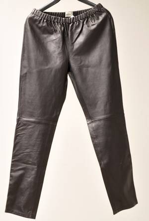Lammeskinds leggins med strech str. L.