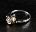 Vitgulds ring med diamanter