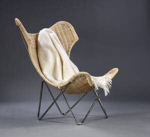 Knud Vinther. Batchair.dk, Wings lænestol i naturrattan