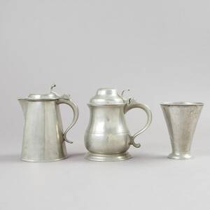 Skänkstop bägare 1800-tal