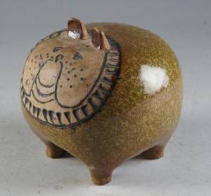 Lisa Larson - Figurin, hund