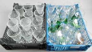 2 partier glas
