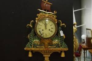 Väggpendyl, förgylld 