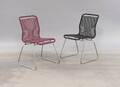Verner Panton. T0 VP ONE stole i farven Black og Power Purpel 2