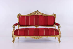Soffa, rokokostil, bredd 170 cm