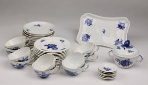 Kgl. Porcelæn. Blå Blomst flettet, teservice af porcelæn 38