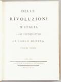Denina´s Italian history, 3 vol.