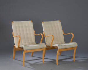 Bruno Mathsson. Et par lænestole, model Eva 2