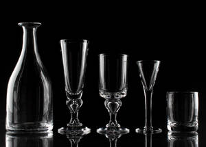 Reijmyre, glasservis, Antik, 25 delar