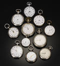 Samling lommeurereservedele. 11