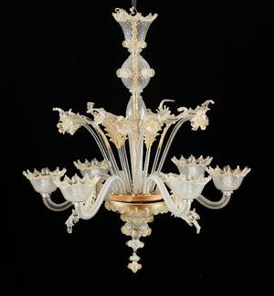 Ljuskrona venetiansk stil