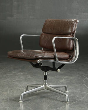 Charles Eames. Softpad kontorstol, 1980erne Denne vare er sat til omsalg under nyt varenummer 4219043