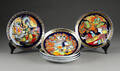 Bjørn Wiinblad for Rosenthal. Seks Aladdin platter af porcelæn 6