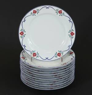 Förrättstallrikar 12st,  Sundborn, Pia Rönndahl för Rörstrand