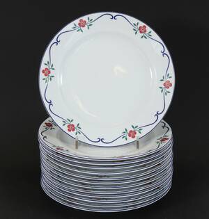 Mattallrikar 13st,  Sundborn, Pia Rönndahl för Rörstrand