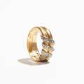 Ring 18 k guld diamanter