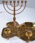 PARTI. Ljusplåtar, menorah div.