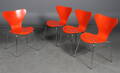 Arne Jacobsen. Fire syver stole, model 3107 4 Denne vare er sat til omsalg under nyt varenummer 4798466