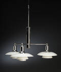 Poul Henningsen. PH Stammekrone med stel af forkromet metal
