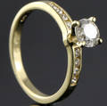 Brillant ring ca. 0.88 ct.