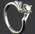 Solitaire ring ca. 0.74 ct.