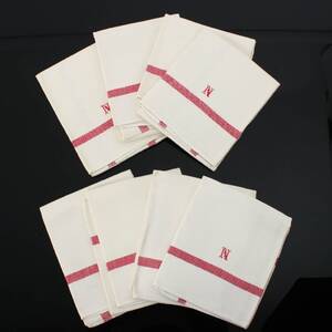 KÖKSHANDDUKAR, 8 st, linne