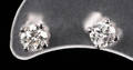 Brillantørestikker - ca. 0.86 ct. 2