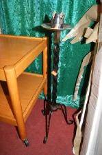 Golvljusstake, smide  H69