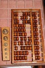 Vikt set  kinesisk abacus